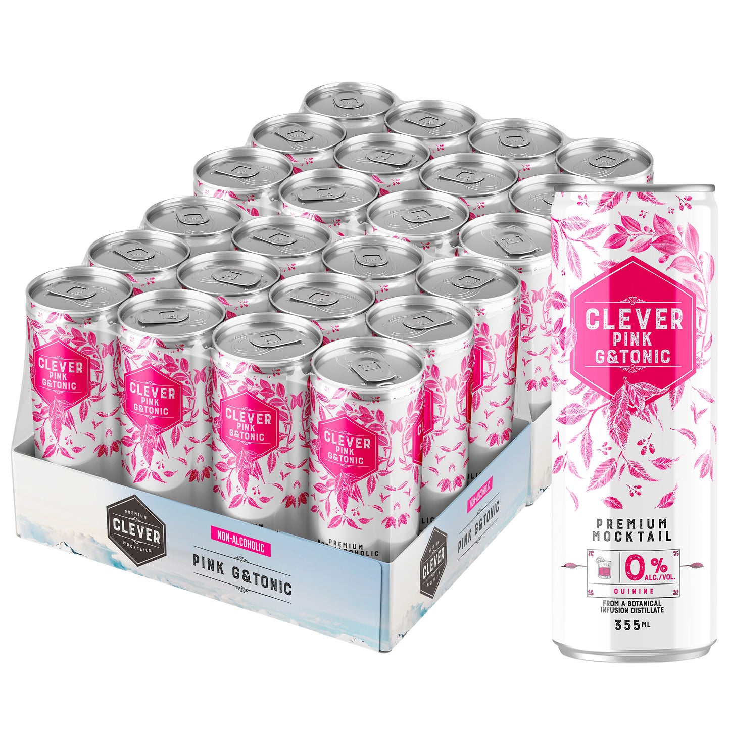 Clever Mocktails, 355 mL 24-pack - image 1
