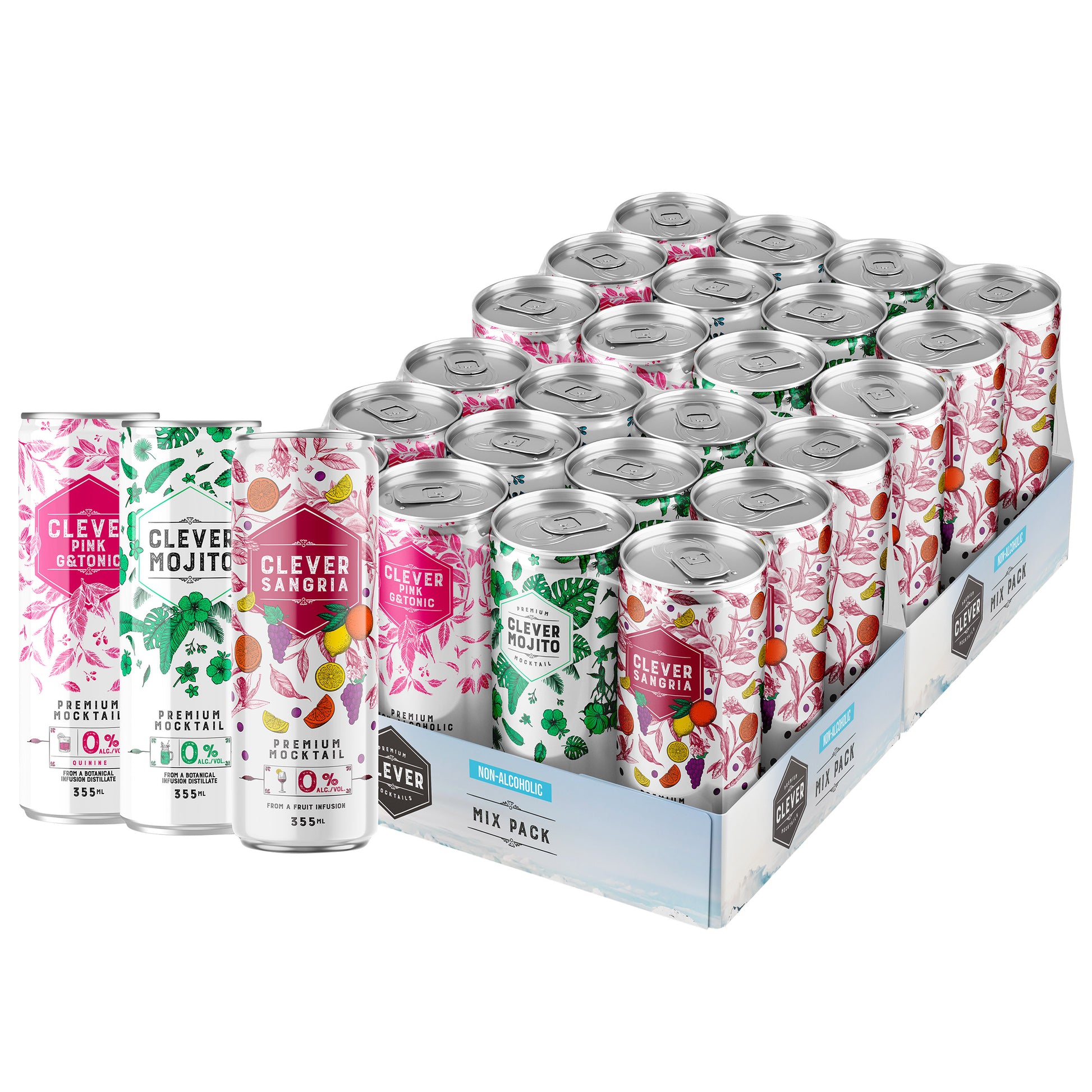 Clever Mocktails, 355 mL 24-pack - image 4