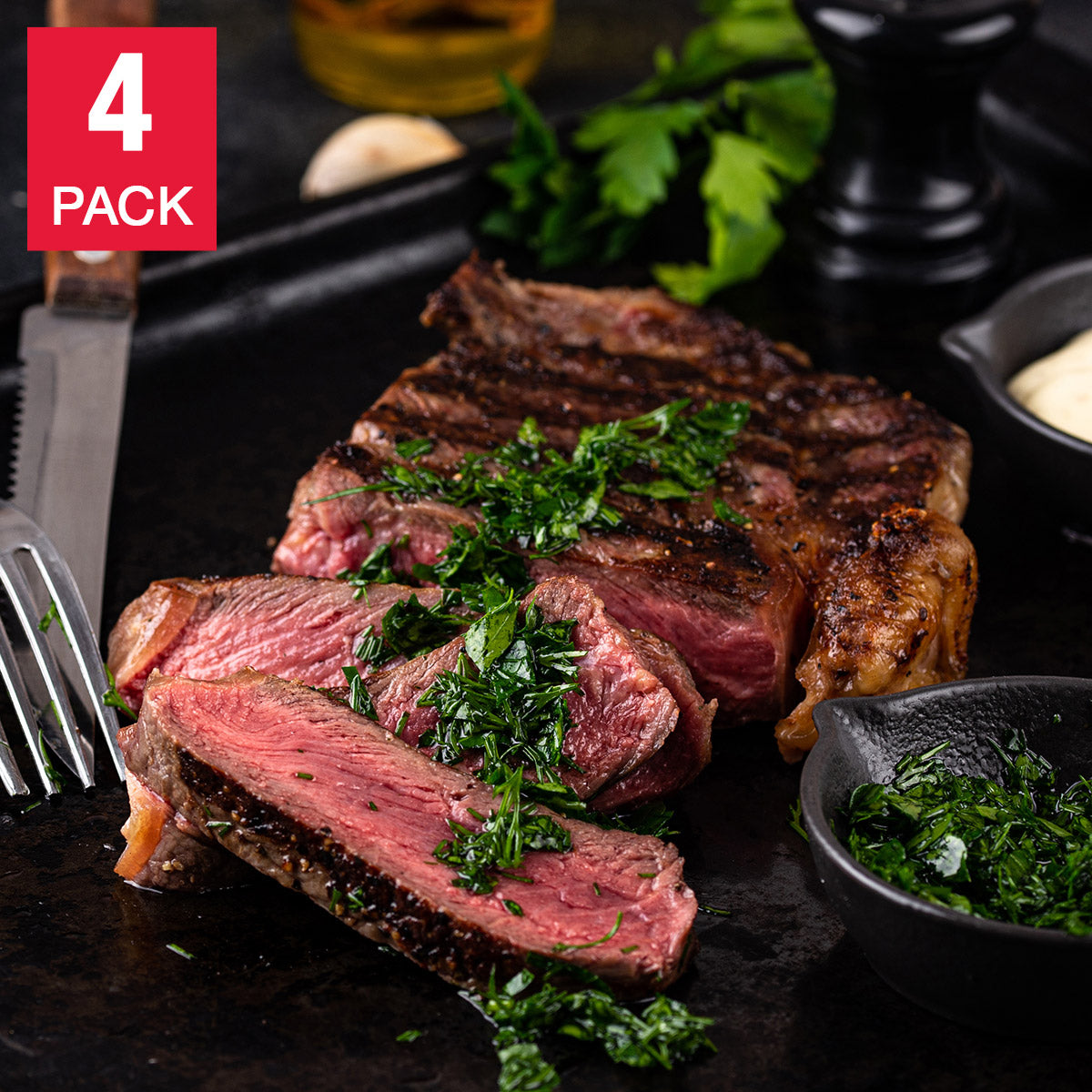 Near North Life Canada Prime New York Striploins, 16 oz - image 2