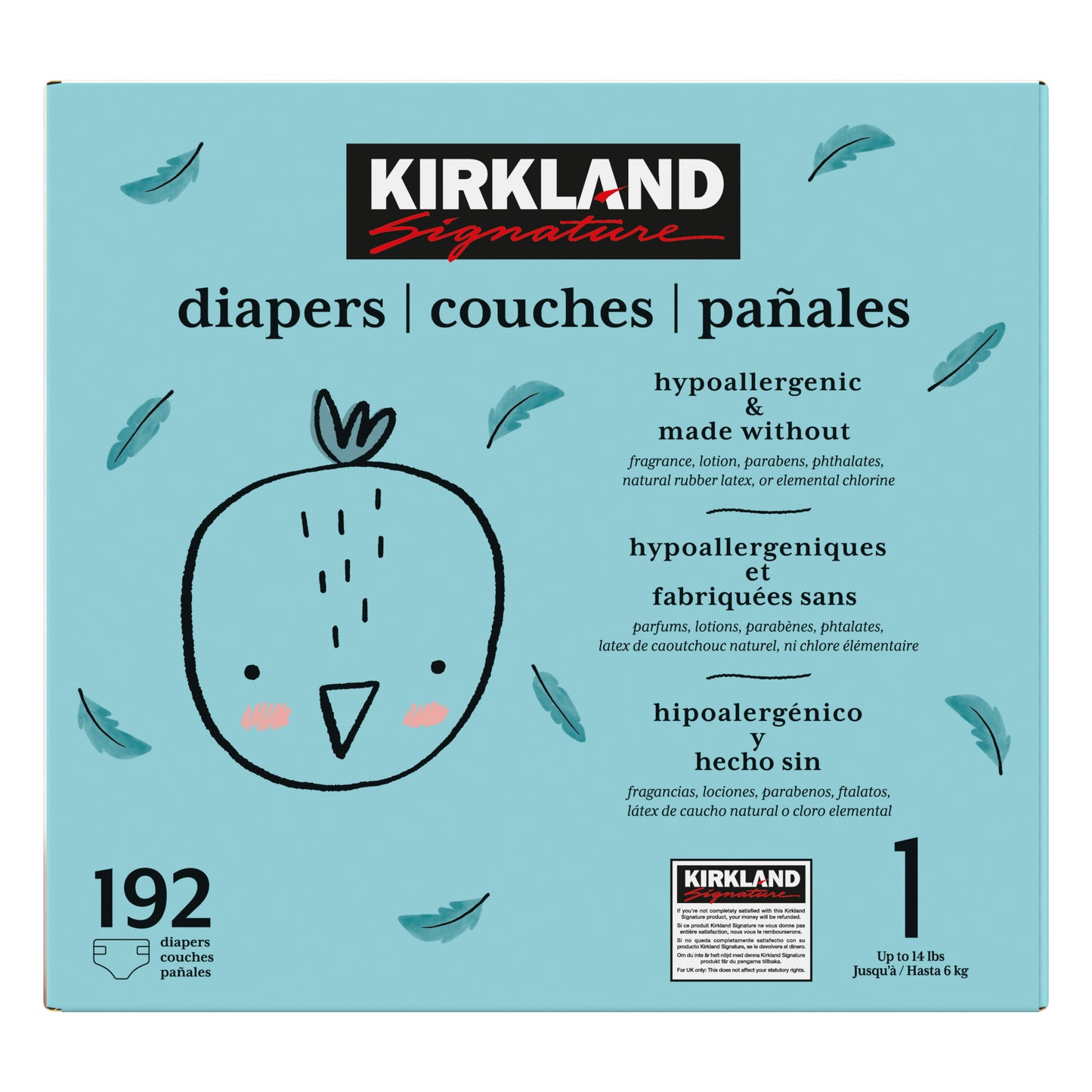 Kirkland Signature Diapers, Sizes 1 - 2 - image 3