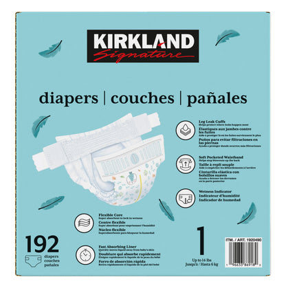 Kirkland Signature Diapers, Sizes 1 - 2 - image 4