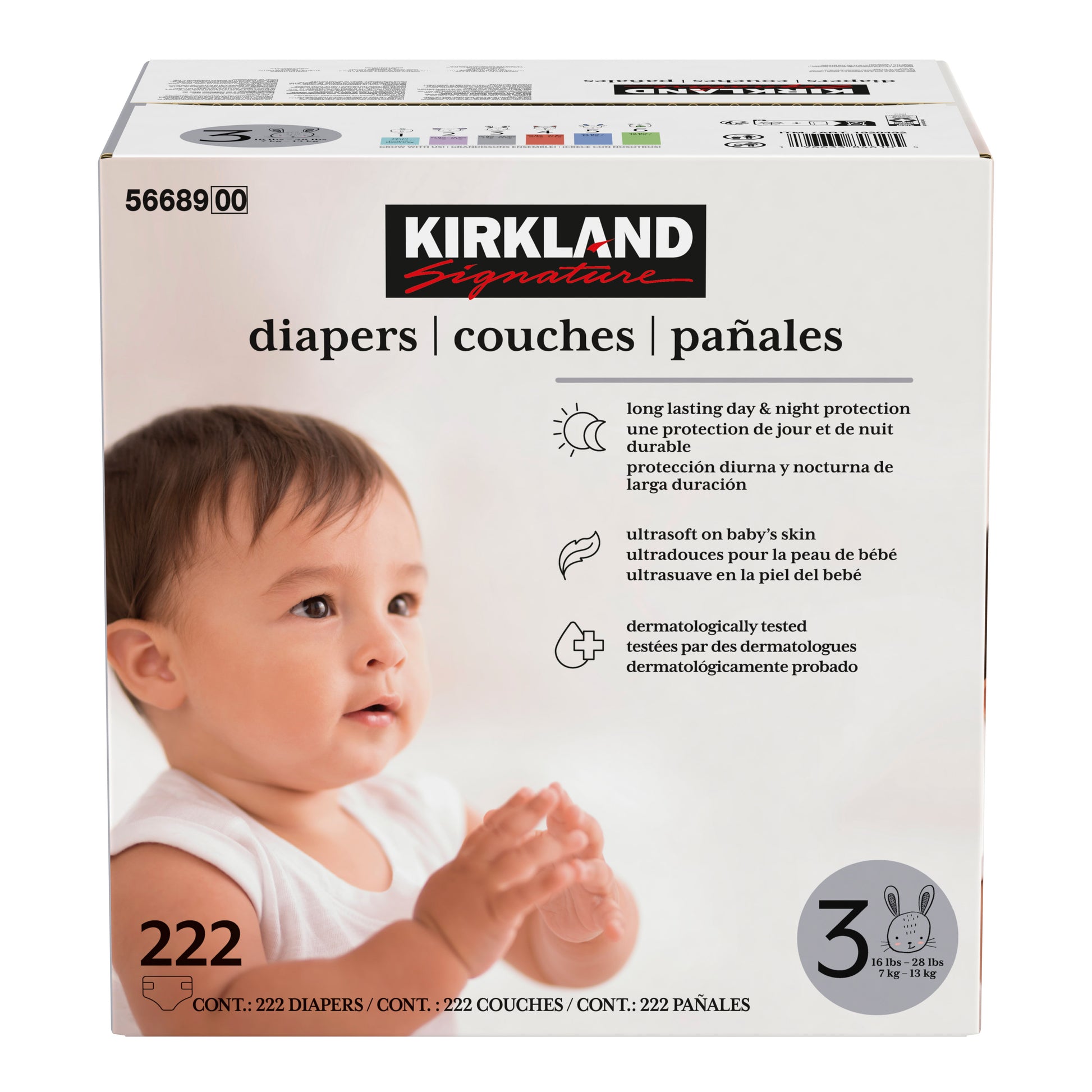 Kirkland Signature Diapers, Sizes 3 - 6 - image 2