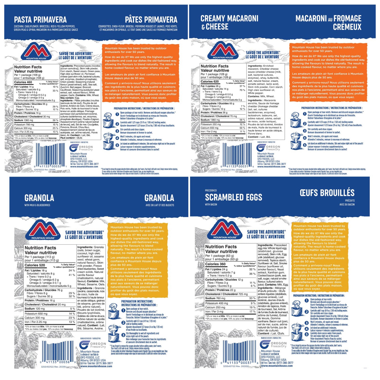 Mountain House 90 Pouch Food Kit - image 2