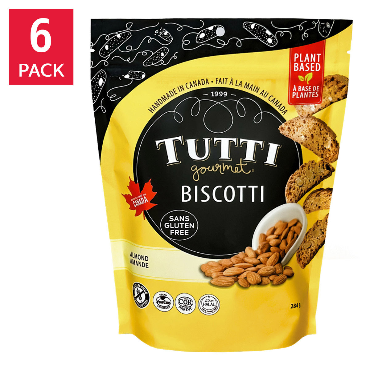 Tutti Gourmet - Gluten Free Biscotti, 6 × 284 g - image 1