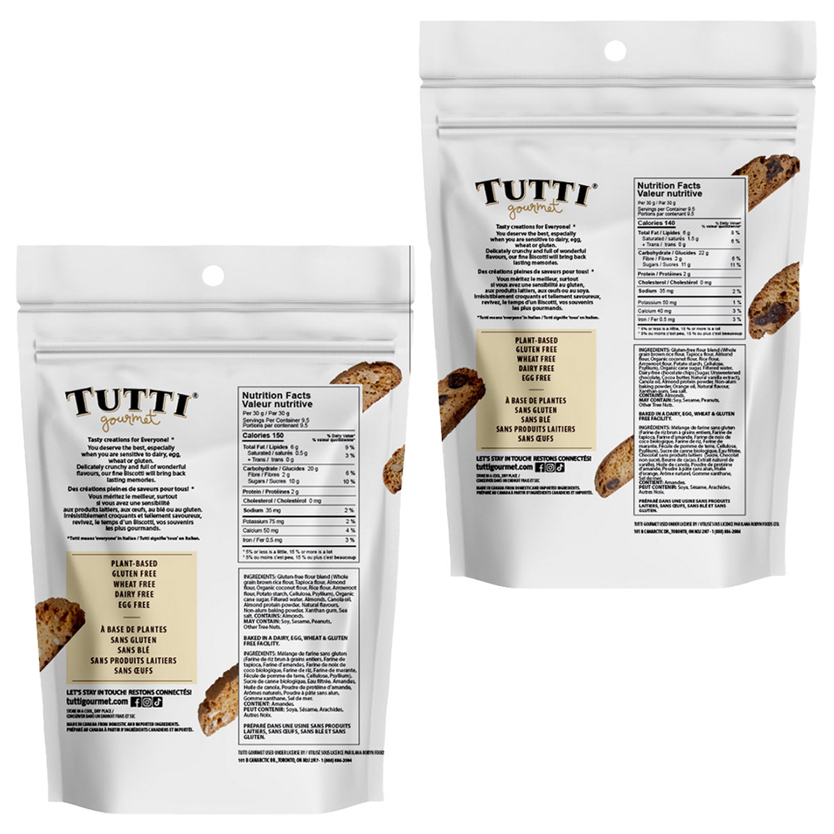 Tutti Gourmet - Gluten Free Biscotti, 6 × 284 g - image 4