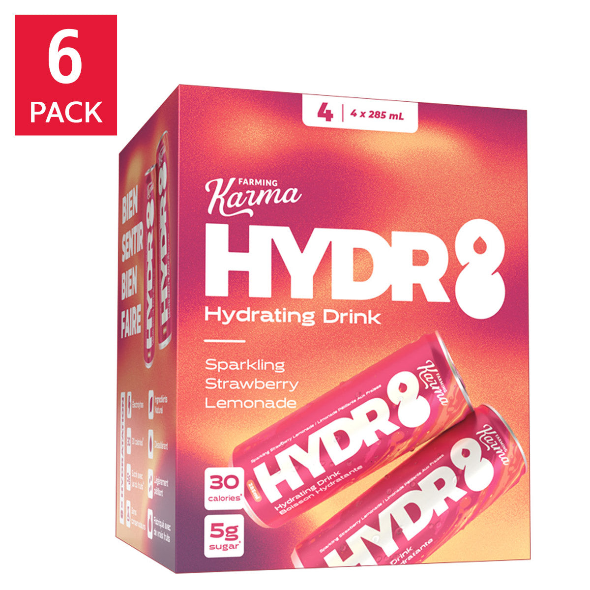 Farming Karma Hydr8 Hydrating Drink, 285 mL 24-pack - image 1