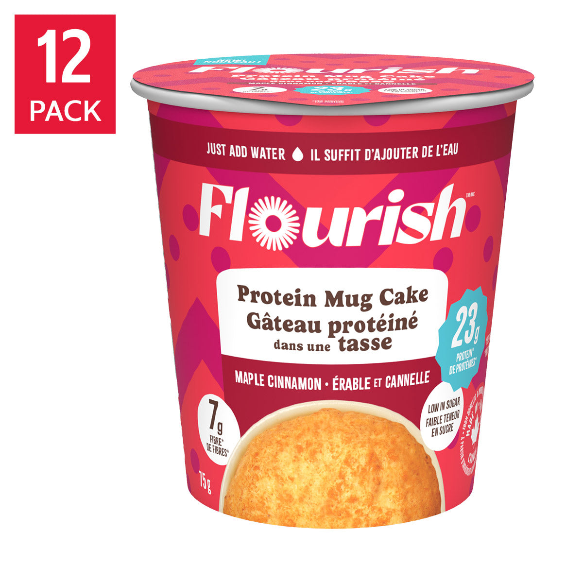 Flourish - Protein Mug Cakes, 12 × 75 g - image 1