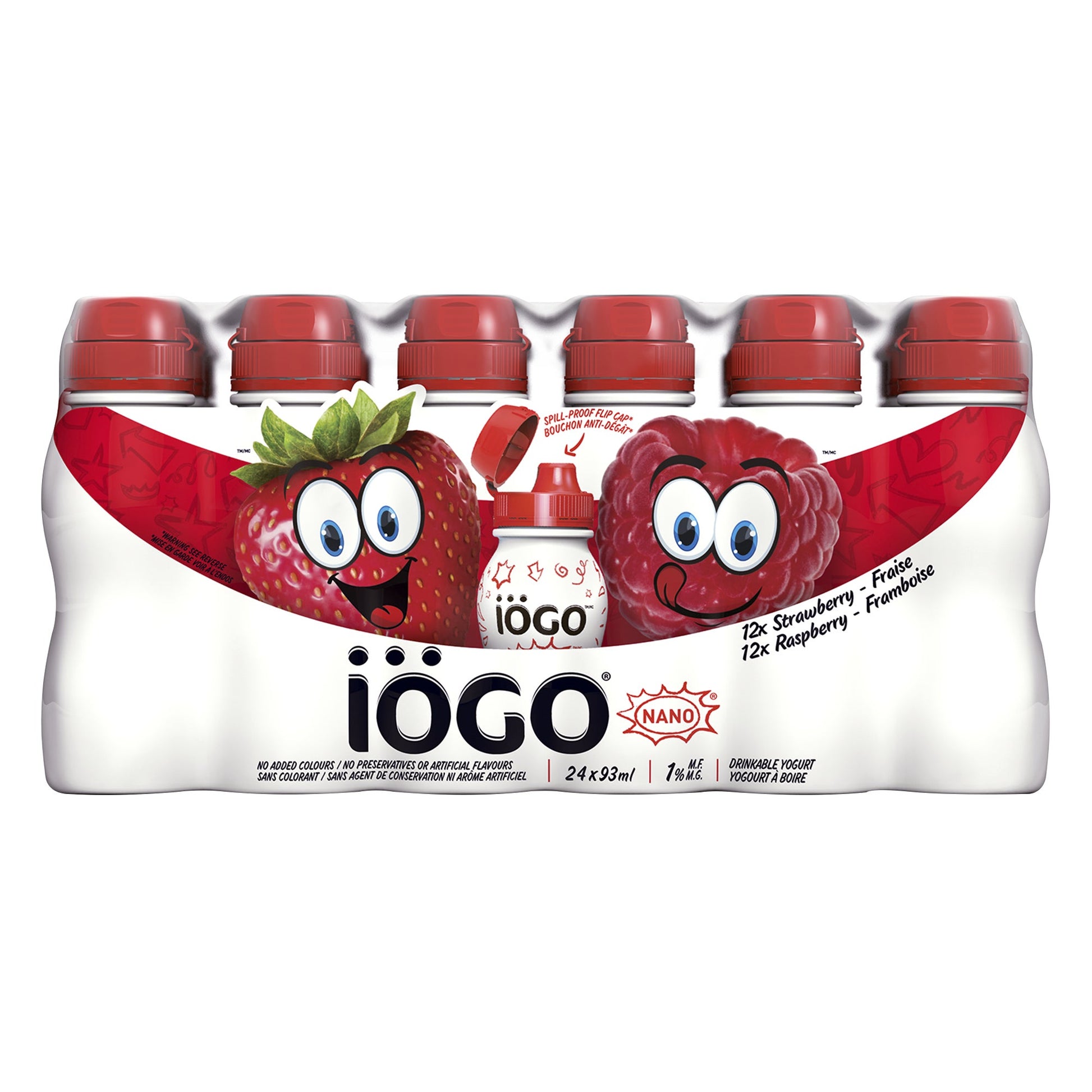 Iögo Nanö Drinkable Yogurt, 24 × 93 mL - image 2