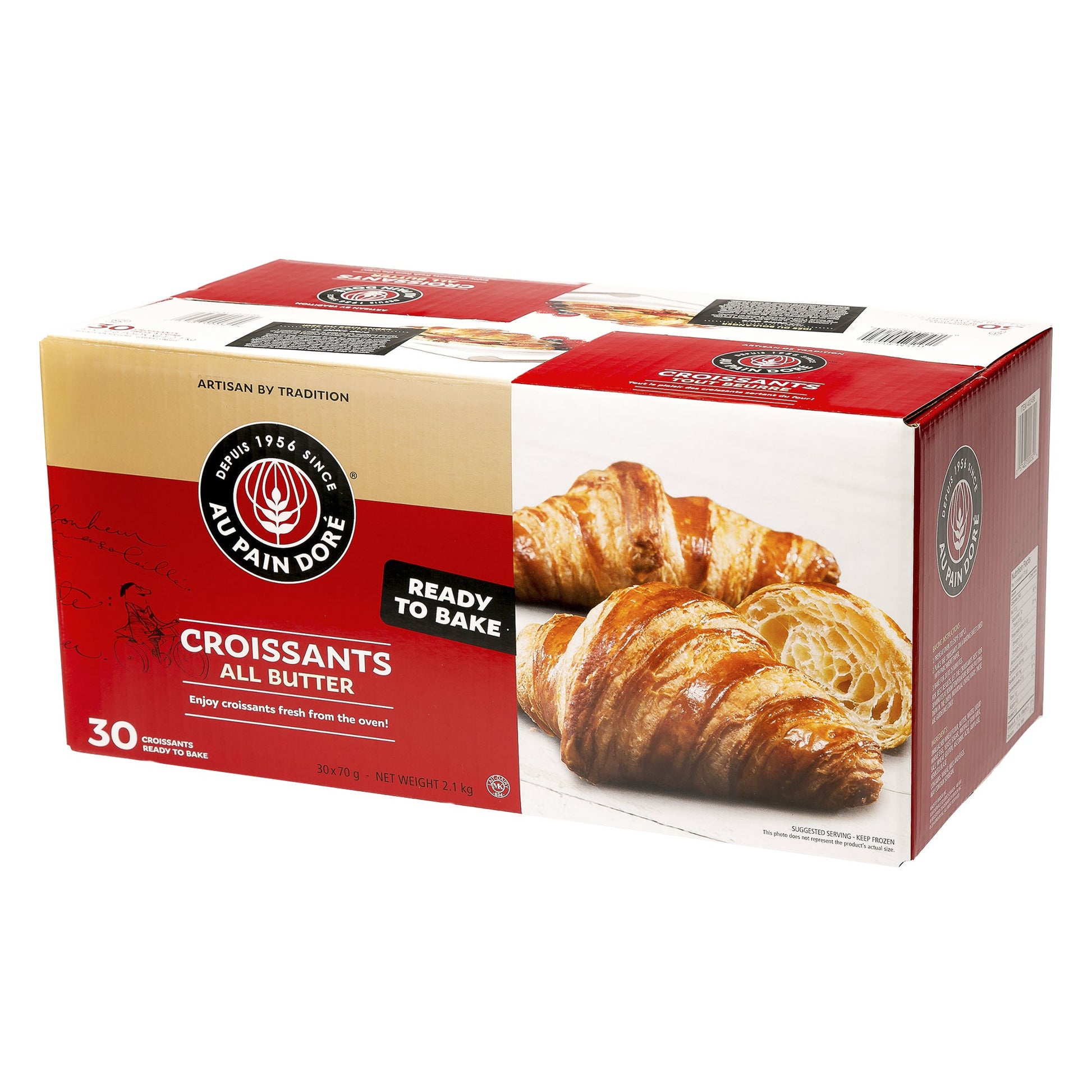 Bridor Frozen Butter Croissants, Pack of 30 - image 3