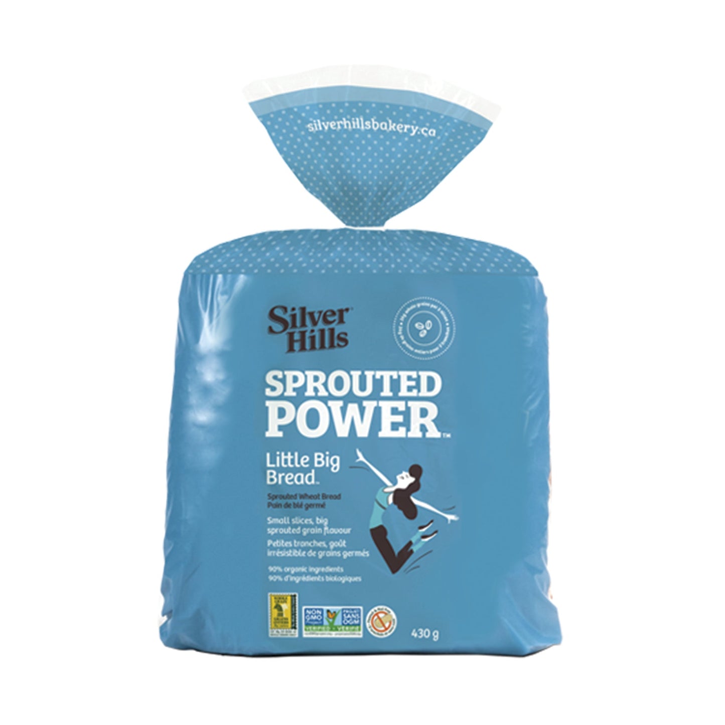 Silver Hills Sprouted Wheat Bread, 2 x 430 g - image 3