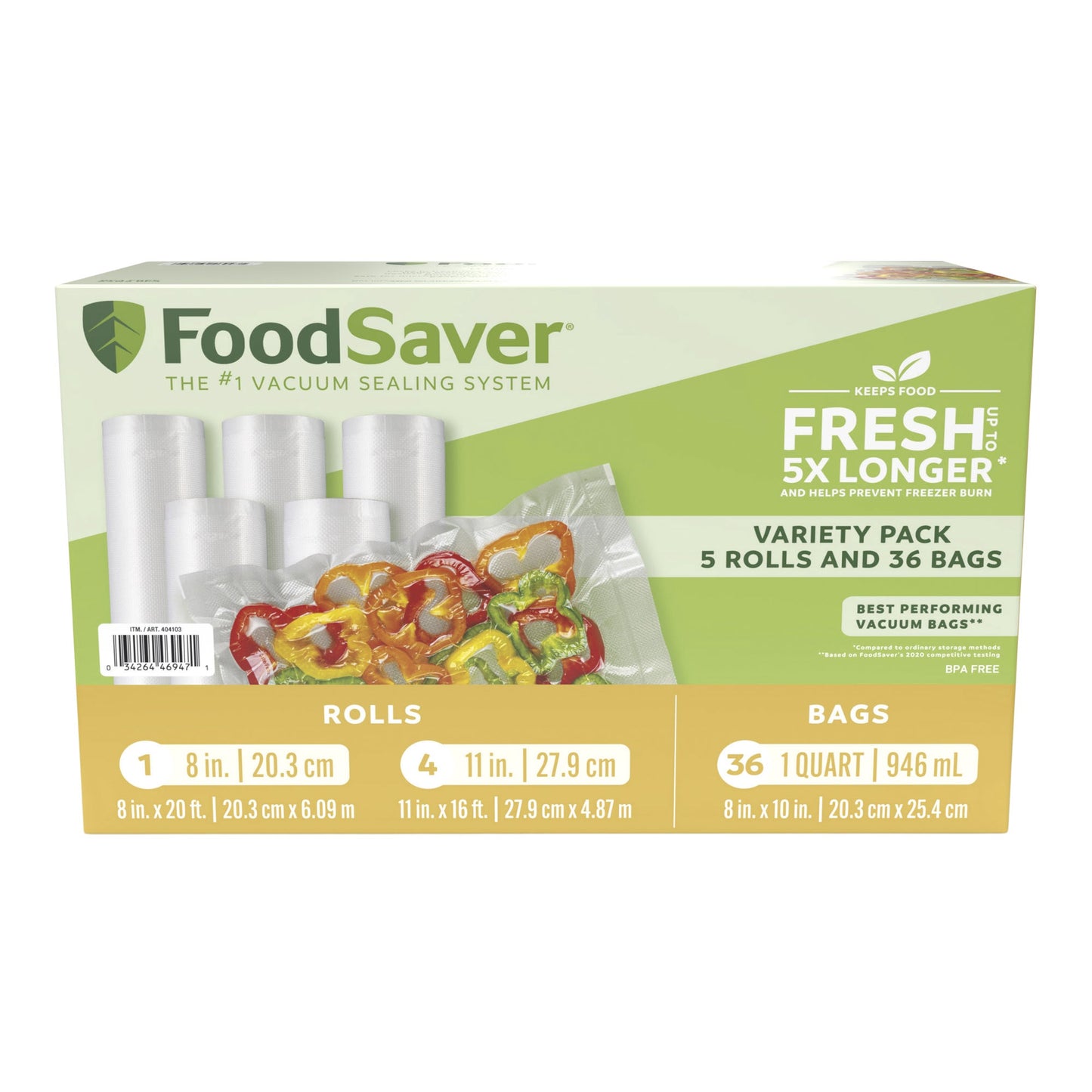 Foodsaver Roll and Bag Combo Pack - image 2