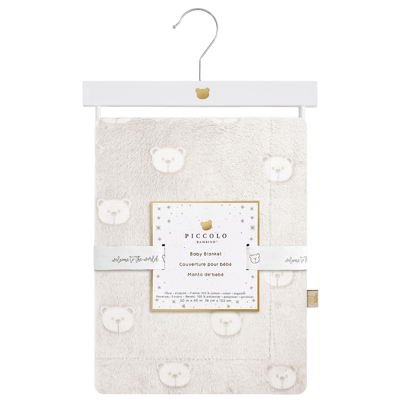Piccolo Bambino Baby Swaddle Pack, 4-piece - image 3