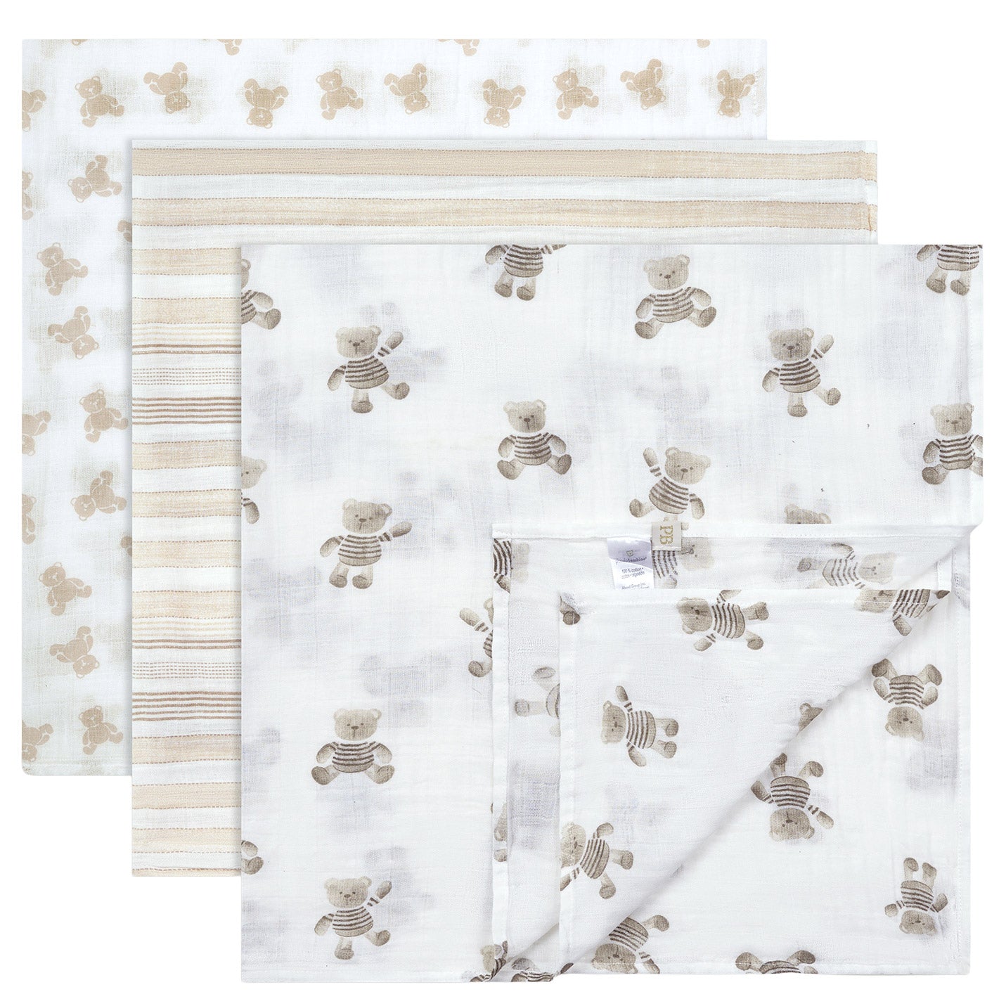 Piccolo Bambino Baby Swaddle Pack, 4-piece - image 5