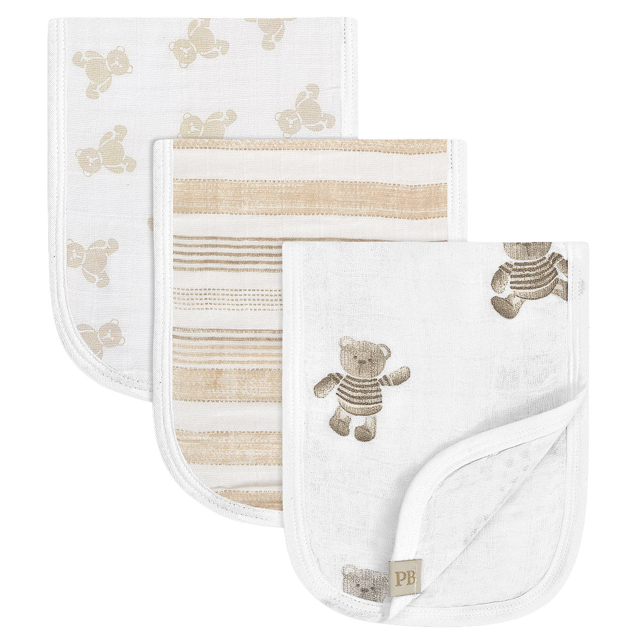 Piccolo Bambino Baby Muslin Essentials Pack, 8-piece - image 4
