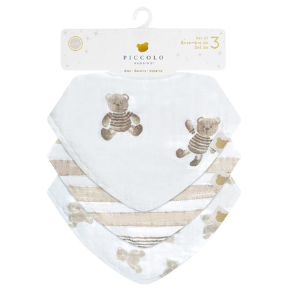 Piccolo Bambino Baby Muslin Essentials Pack, 8-piece - image 7