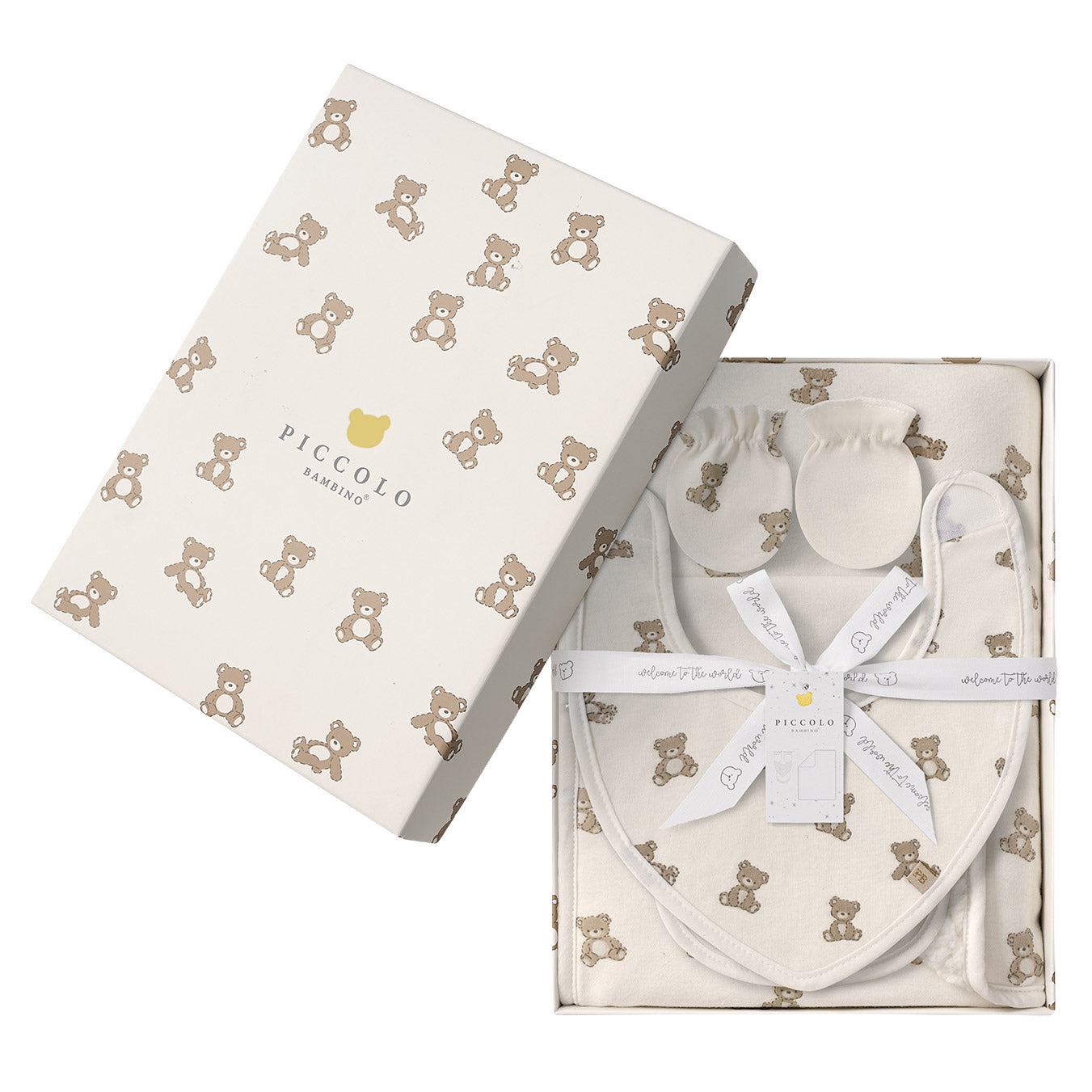 Piccolo Bambino Baby Gift Box Bundle, 6-piece - image 3