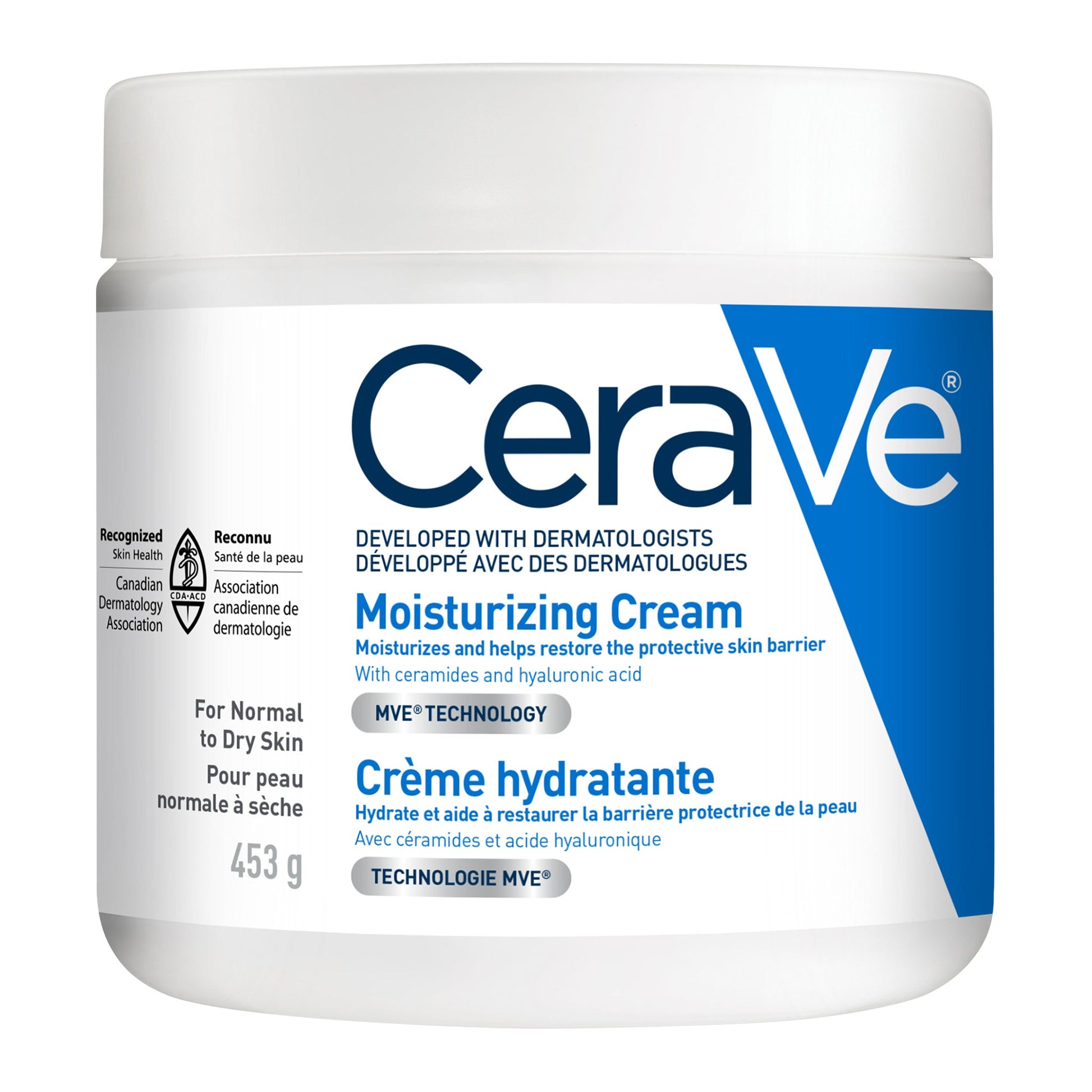 CeraVe Moisturizing Cream, 2 x 453 g - image 1
