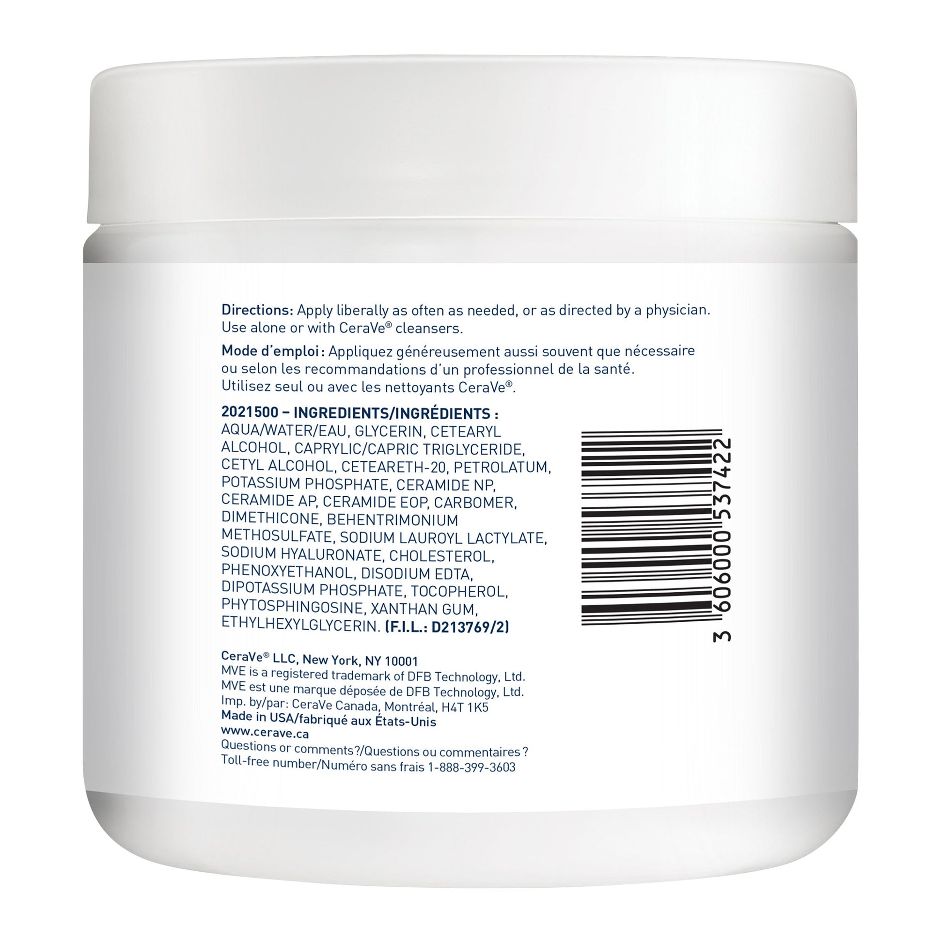 CeraVe Moisturizing Cream, 2 x 453 g - image 3