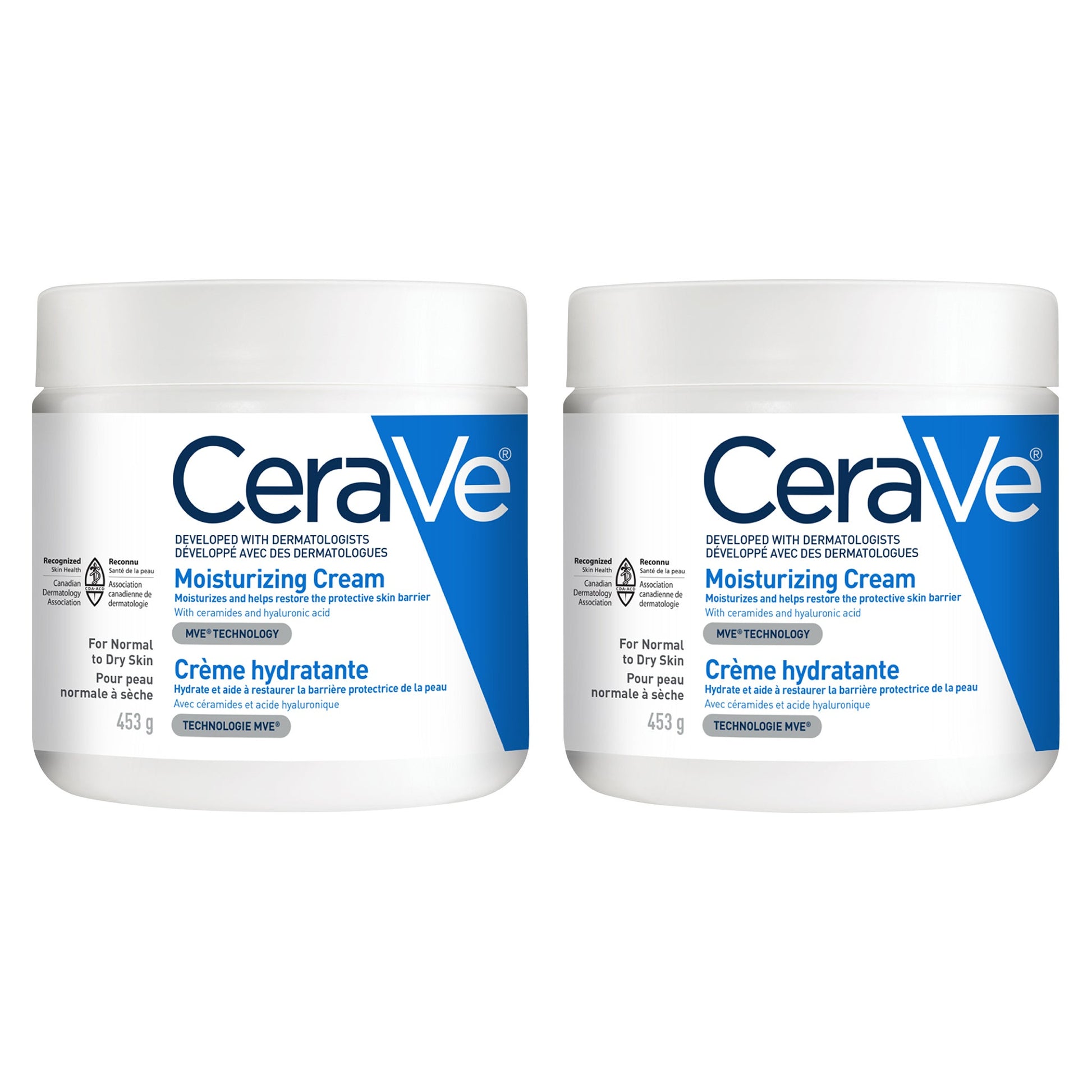 CeraVe Moisturizing Cream, 2 x 453 g - image 2