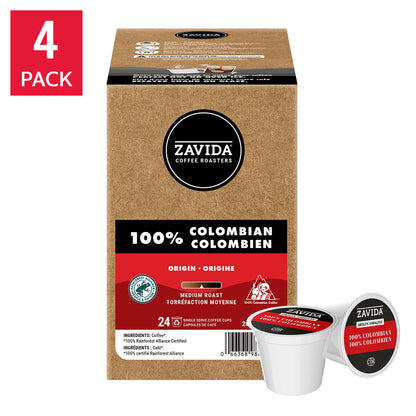 Zavida Colombian Coffee K-Cup Pods, 96- count - image 1