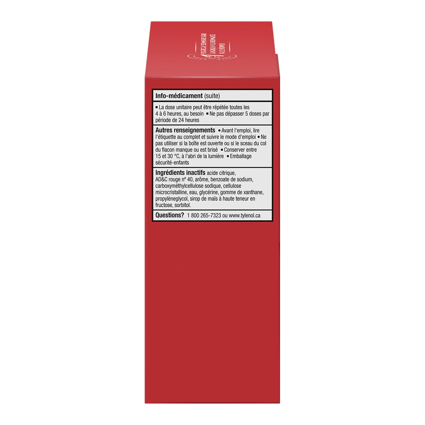 Tylenol Children's Pain Reliever Banana Berry Liquid, 3 x 100 mL - image 3
