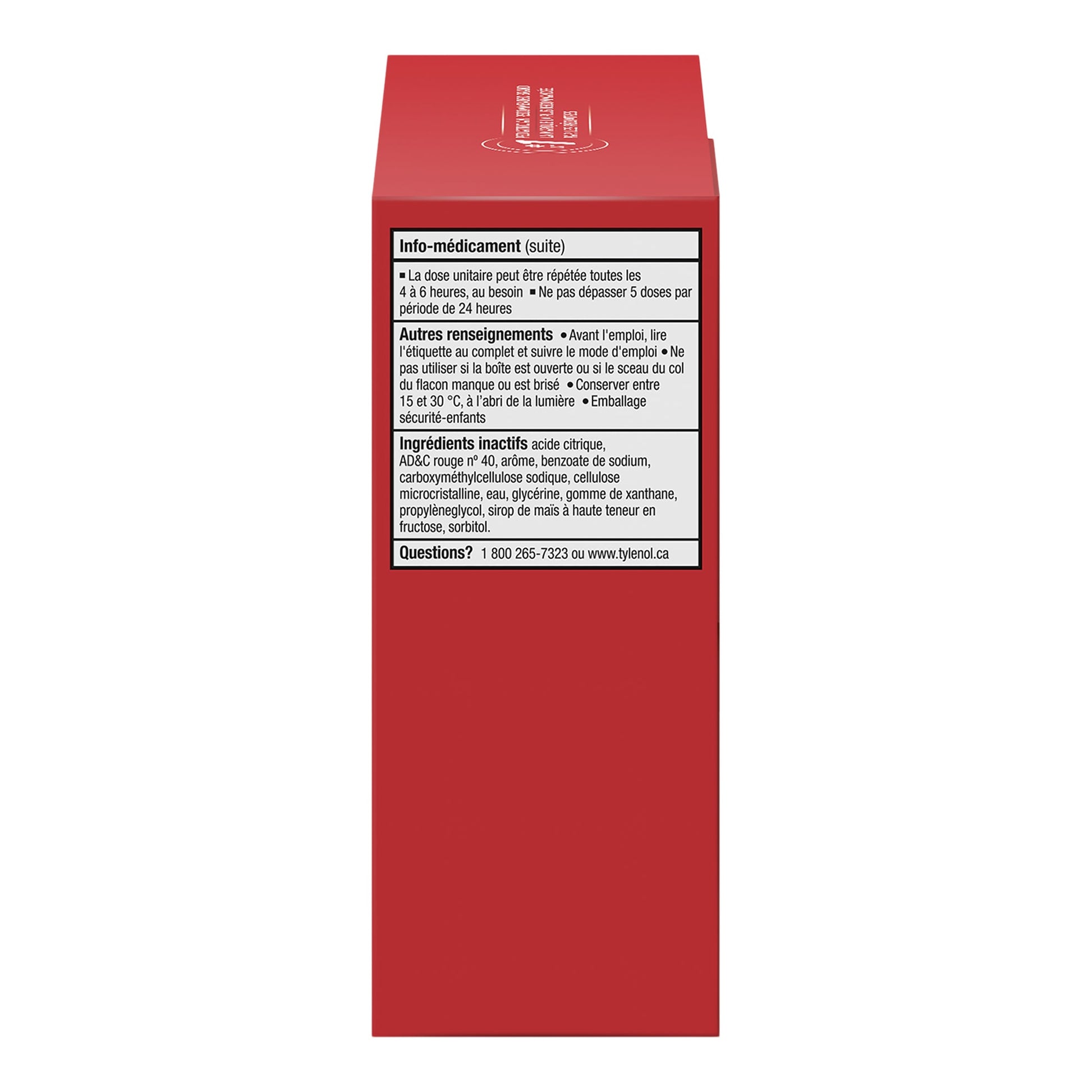 Tylenol Children's Pain Reliever Banana Berry Liquid, 3 x 100 mL - image 3