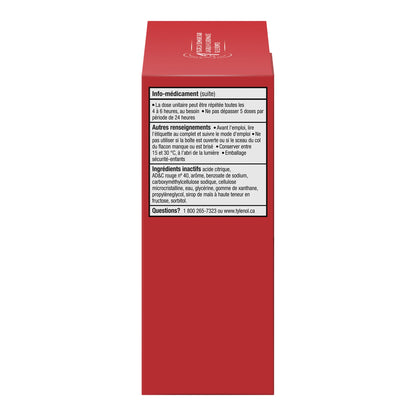 Tylenol Children's Pain Reliever Banana Berry Liquid, 3 x 100 mL - image 3