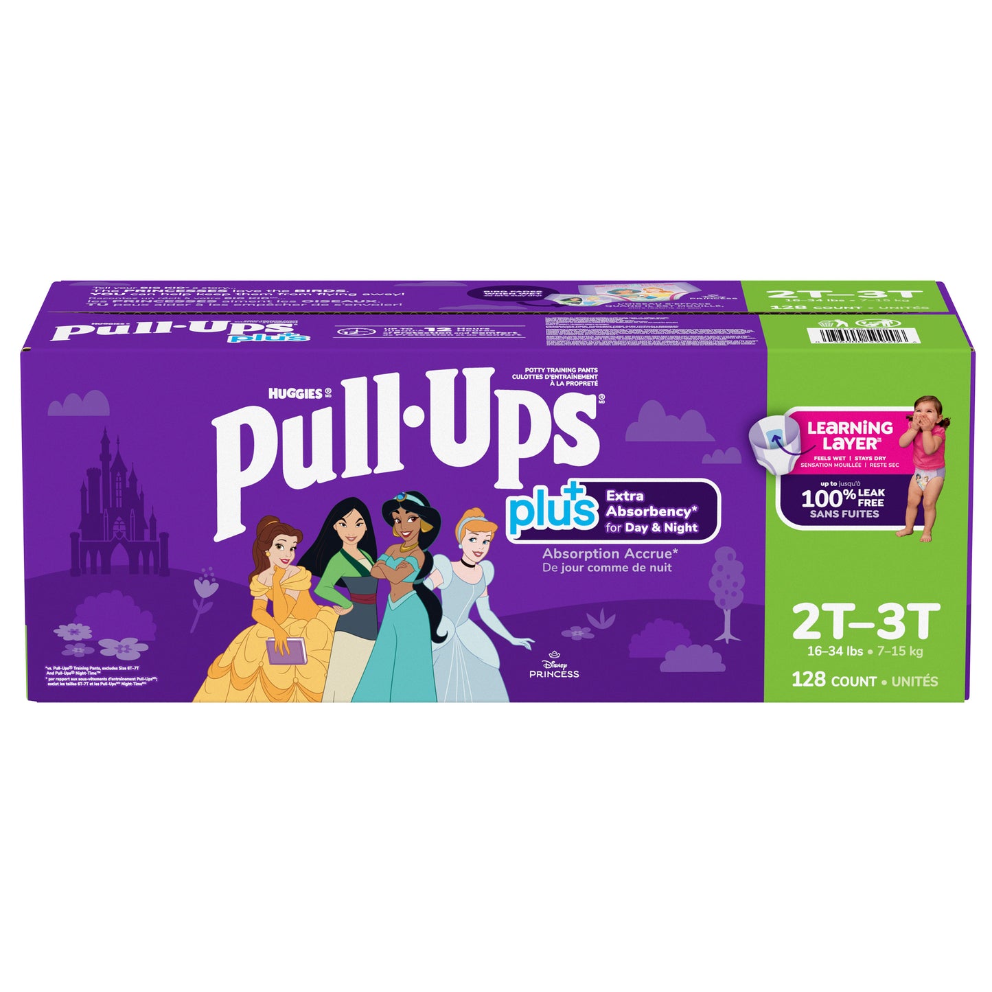 Huggies Pull-Ups Plus Training Pants Girl, 2T to 6T - image 1
