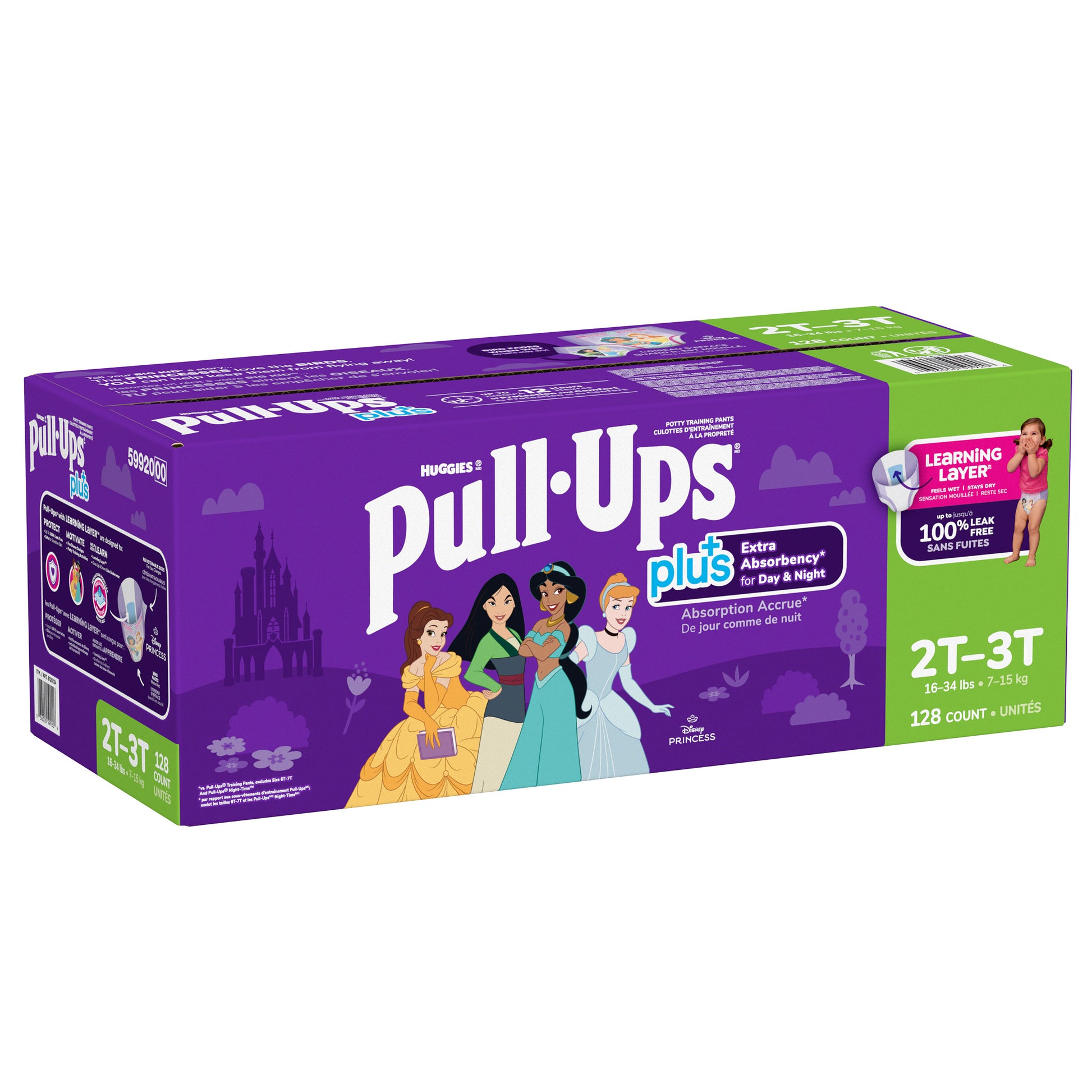 Huggies Pull-Ups Plus Training Pants Girl, 2T to 6T - image 2