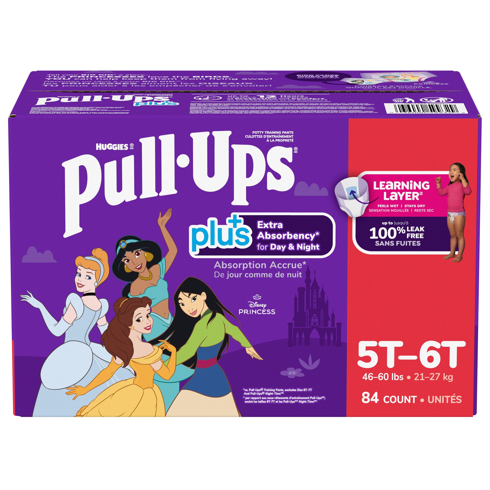 Huggies Pull-Ups Plus Training Pants Girl, 2T to 6T - image 10