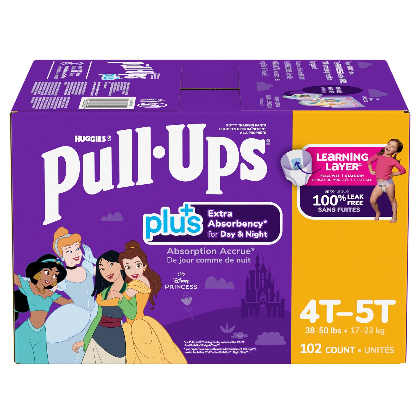 Huggies Pull-Ups Plus Training Pants Girl, 2T to 6T - image 9