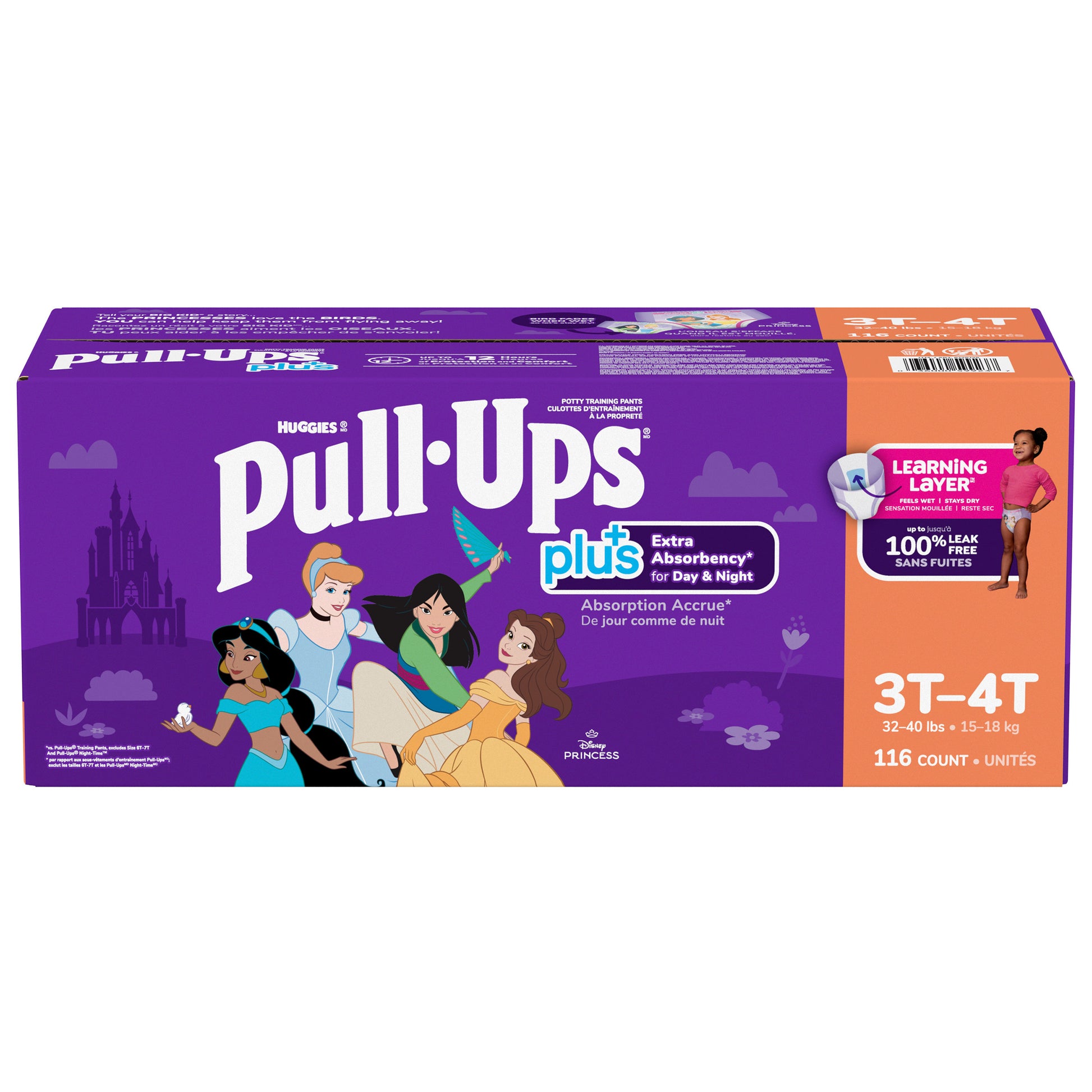 Huggies Pull-Ups Plus Training Pants Girl, 2T to 6T - image 8