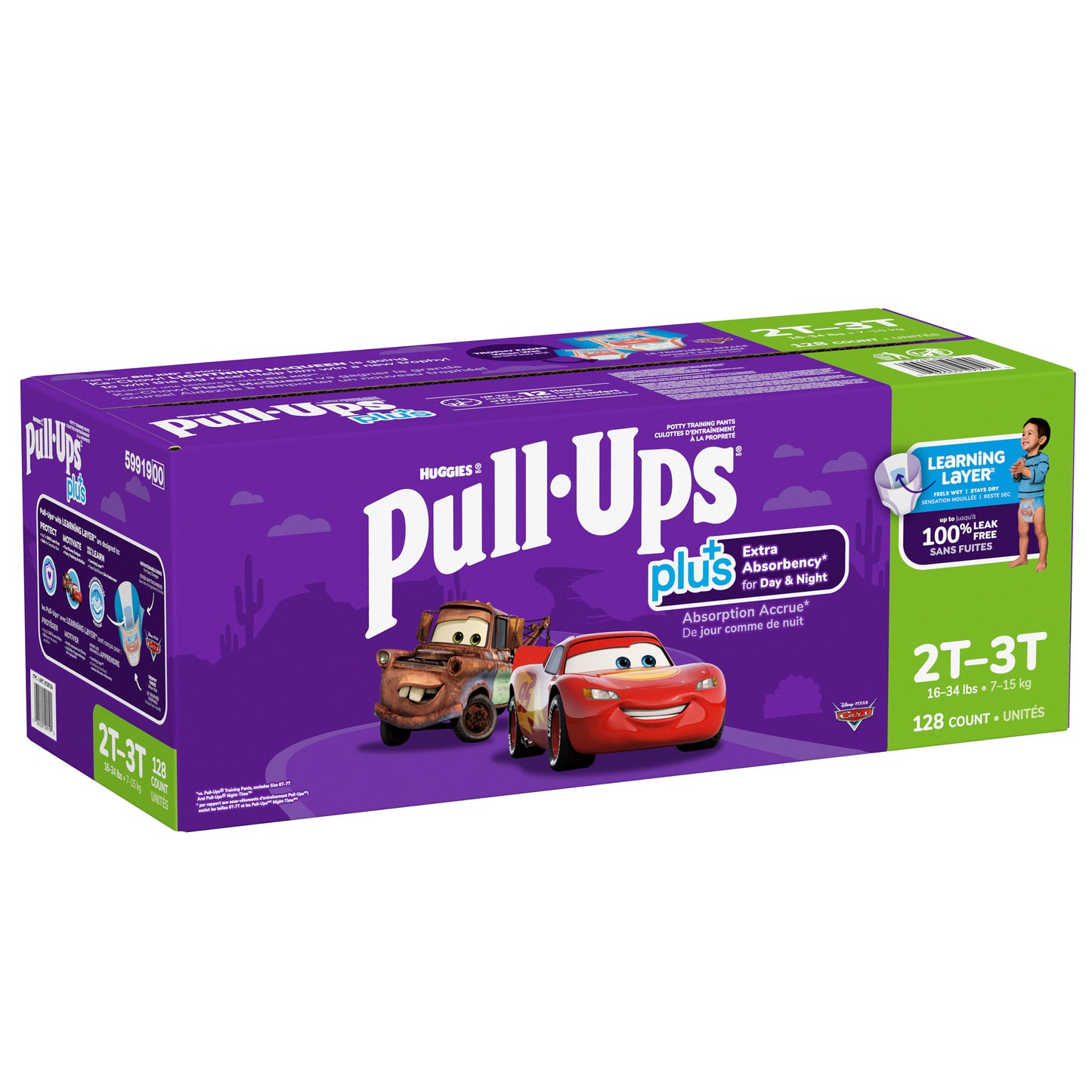 Huggies Pull-Ups Plus Training Pants Boy, 2T to 6T - image 2