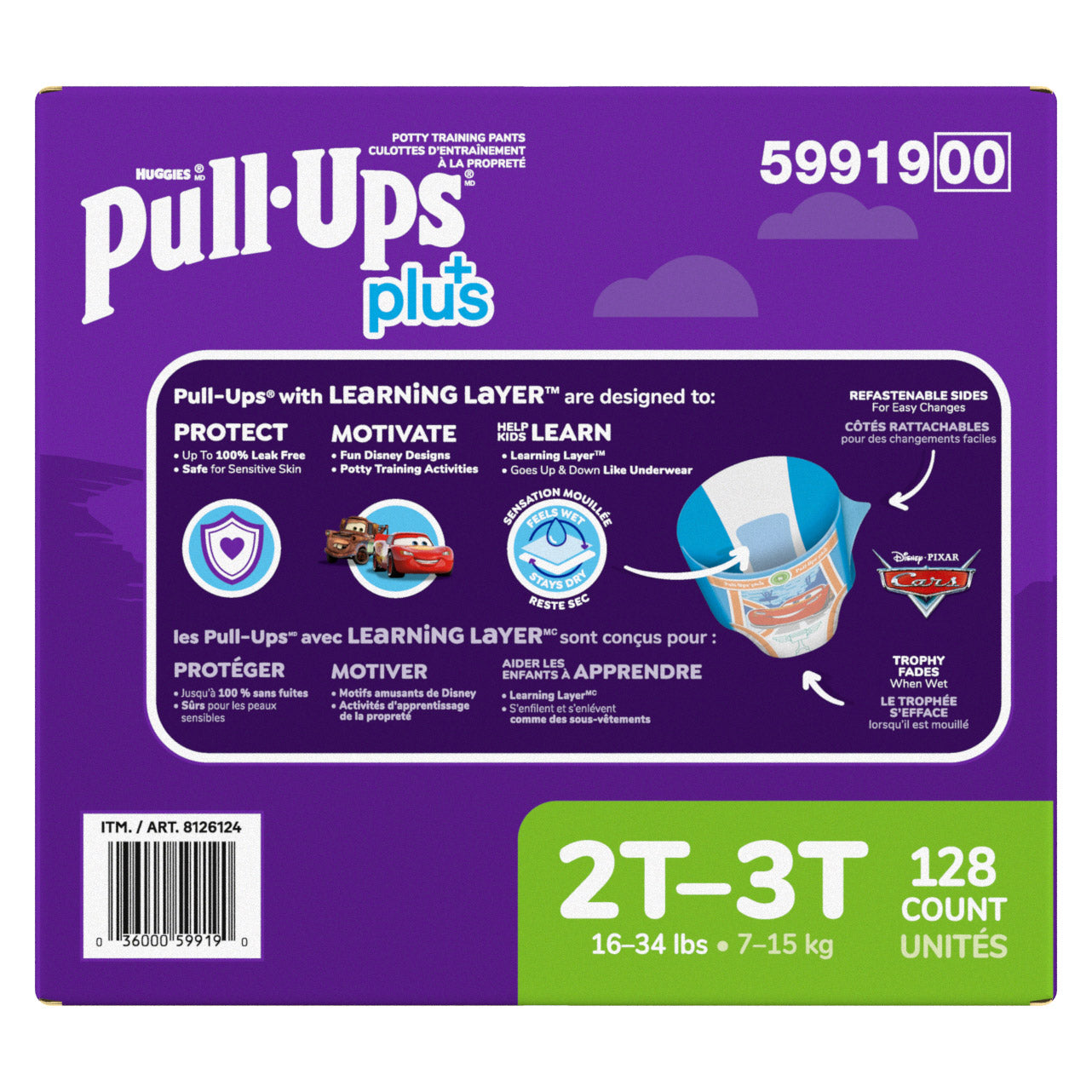 Huggies Pull-Ups Plus Training Pants Boy, 2T to 6T - image 3