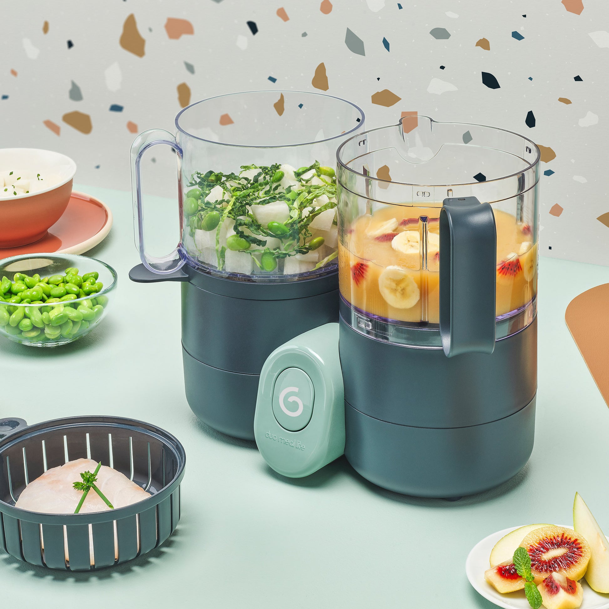 Babymoov Duo Meal Lite Baby Food Maker: Steam, Blend, Defrost, and Reheat With 6 Storage Containers - image 5