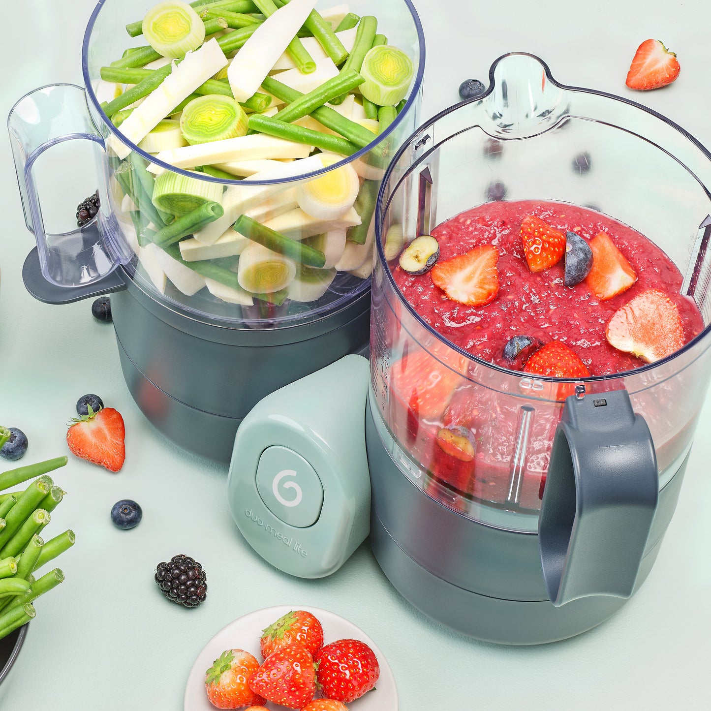 Babymoov Duo Meal Lite Baby Food Maker: Steam, Blend, Defrost, and Reheat With 6 Storage Containers - image 6