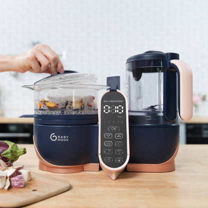 Babymoov Duo 6-in-1 Meal Station XL Baby Food Maker: Steam, Defrost, Blend, Bottle Warmer, Sterilizer - image 4
