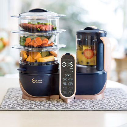 Babymoov Duo 6-in-1 Meal Station XL Baby Food Maker: Steam, Defrost, Blend, Bottle Warmer, Sterilizer - image 5