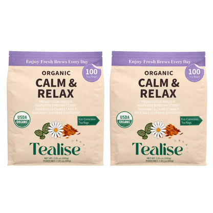 Tealise Organic Herbal Tea, 2 × 100 Tea Bags - image 2