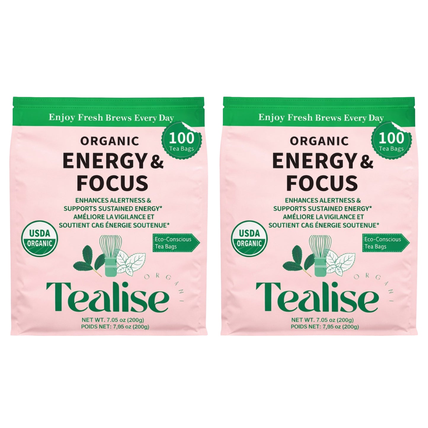 Tealise Organic Herbal Tea, 2 × 100 Tea Bags - image 4
