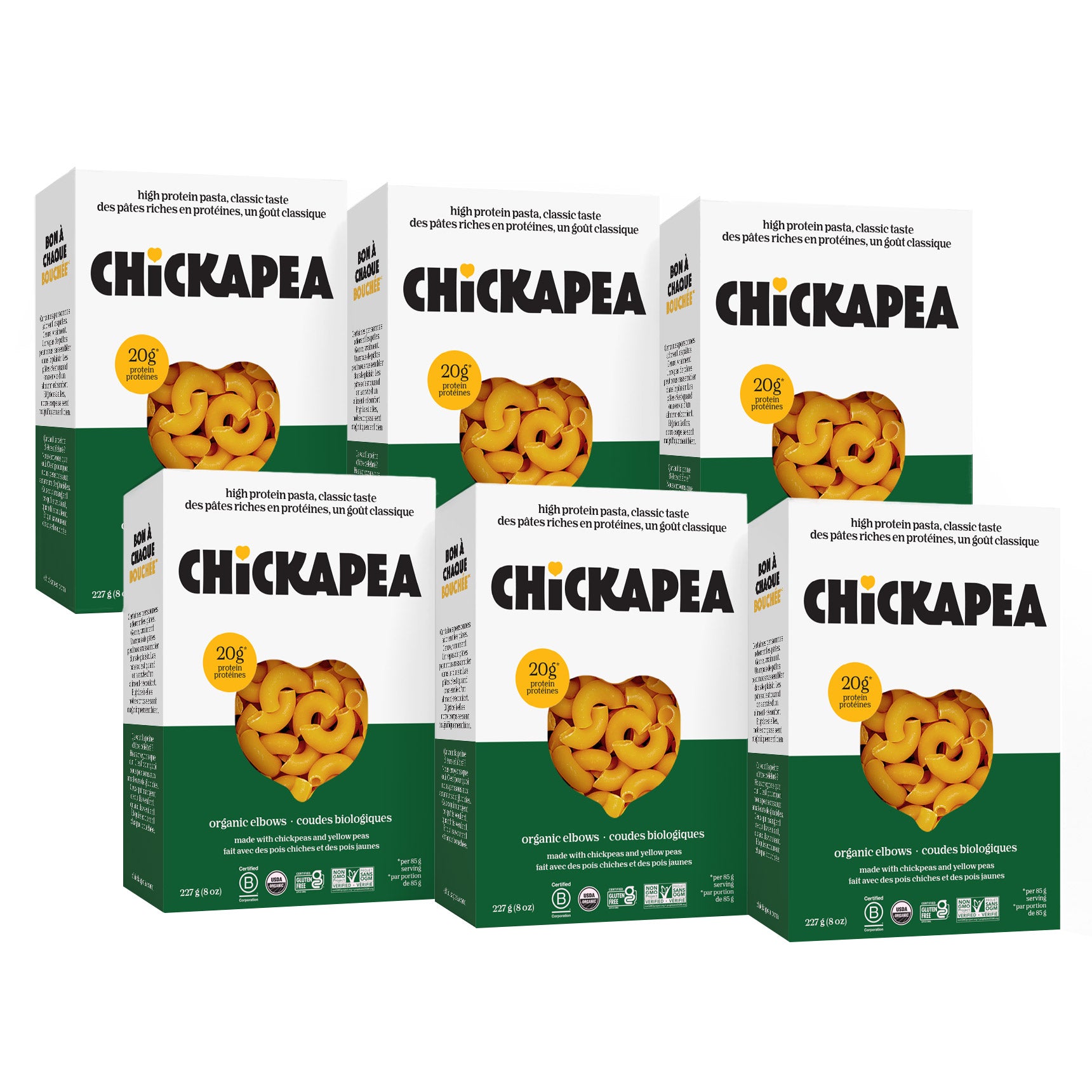 Chickapea Organic Chickpea Protein Pasta, 6 × 227 g - image 8
