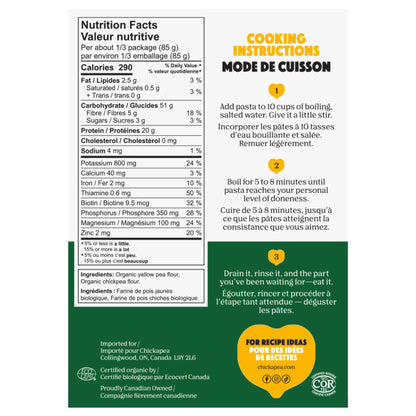 Chickapea Organic Chickpea Protein Pasta, 6 × 227 g - image 3