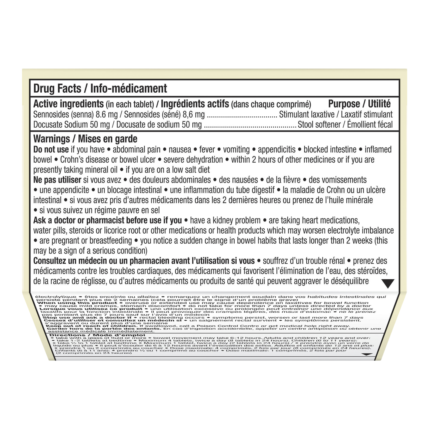 Senokot S Laxative plus Softener, 120 Senna tablets - image 3