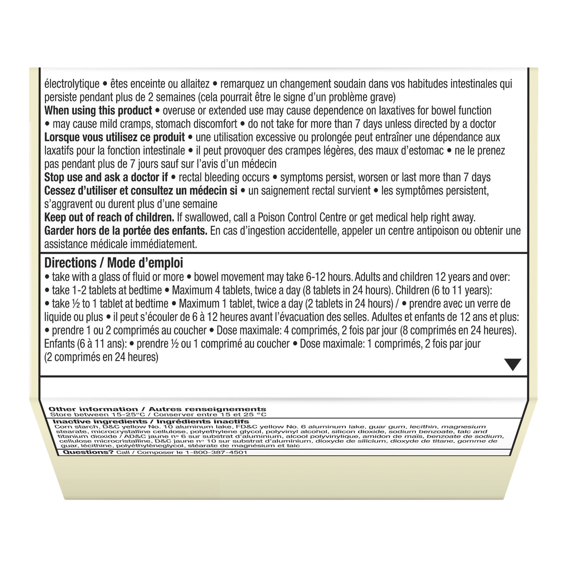 Senokot S Laxative plus Softener, 120 Senna tablets - image 4