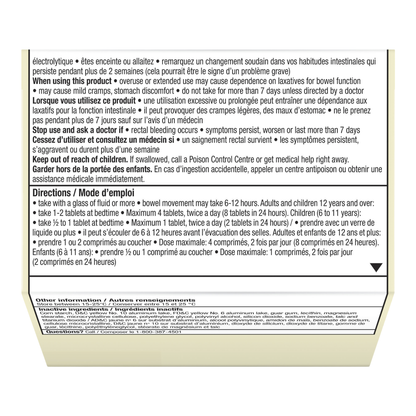 Senokot S Laxative plus Softener, 120 Senna tablets - image 4