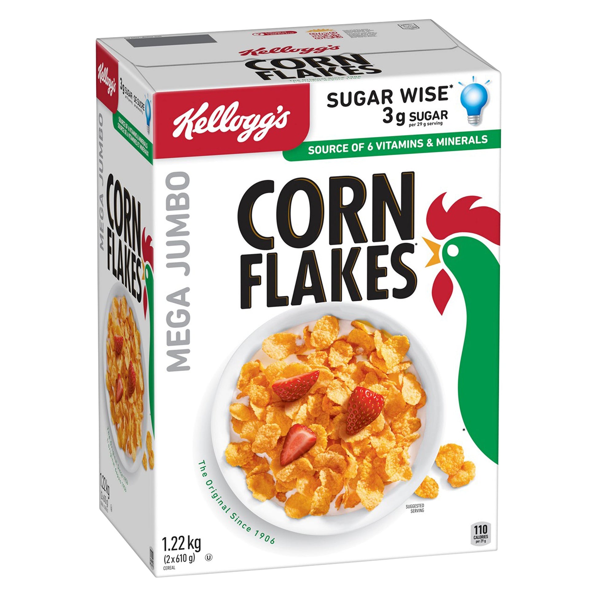 Kellogg's Corn Flakes Cereal, 1.22 kg - image 2