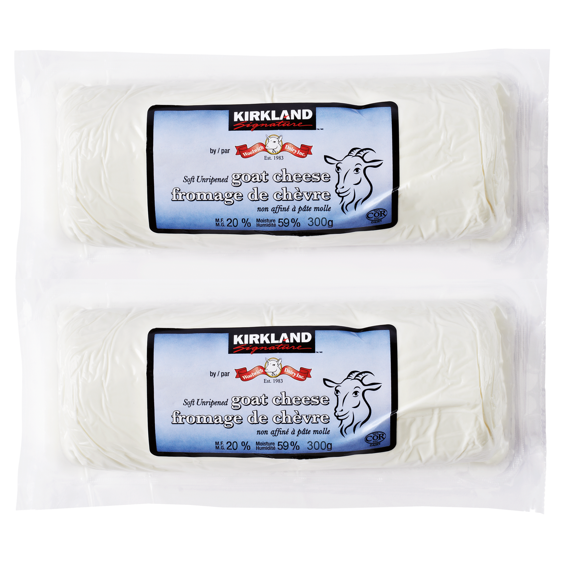 Kirkland Signature Goat Cheese Log, 2 × 300 g - image 2