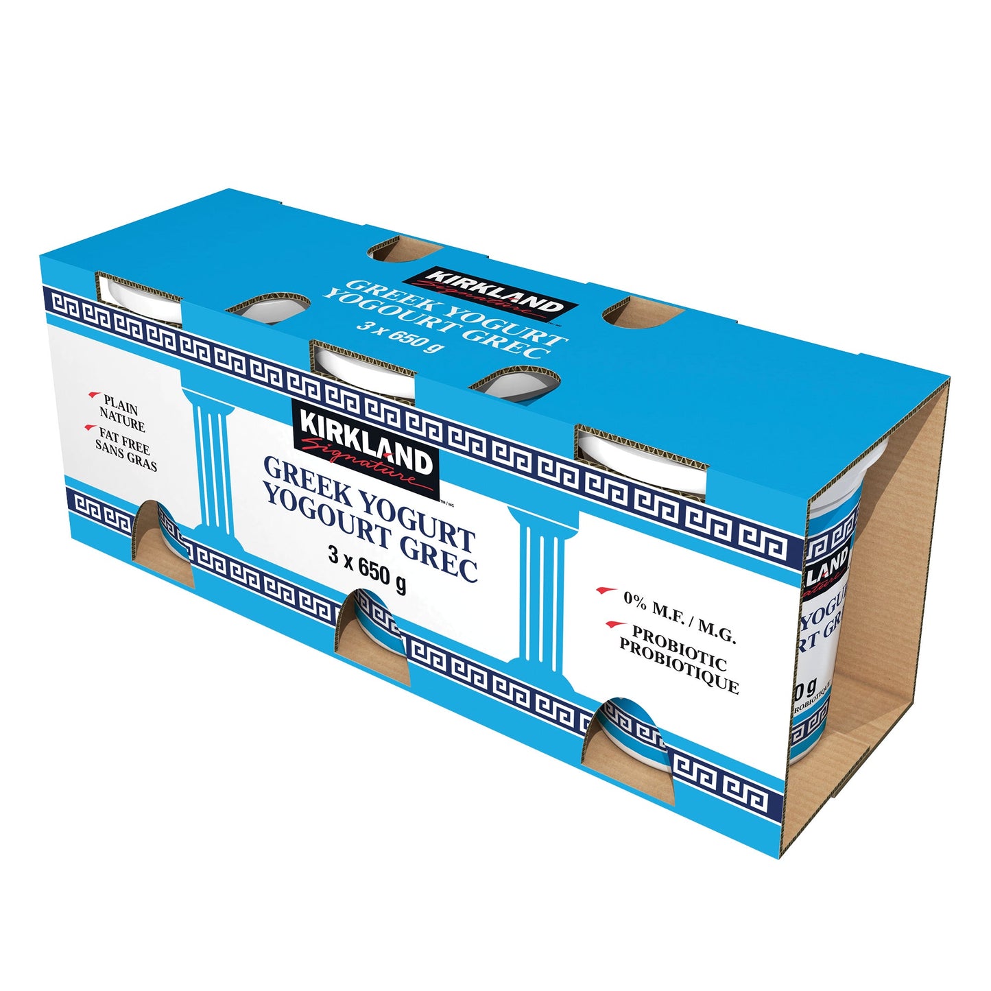 Kirkland Signature Fat-free Greek Yogurt, 3 × 650 g - image 6