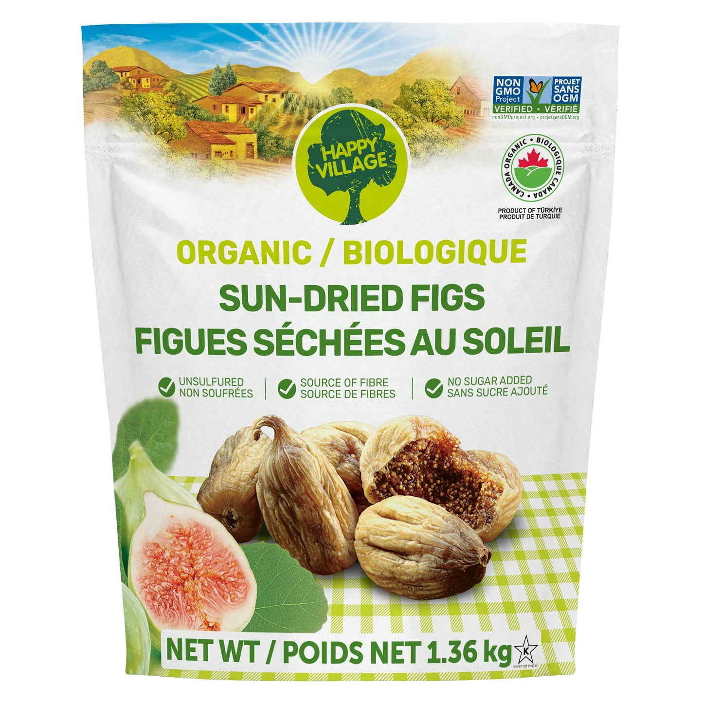 Happy Village Organic Smyrna Figs, 1.36 kg - image 1