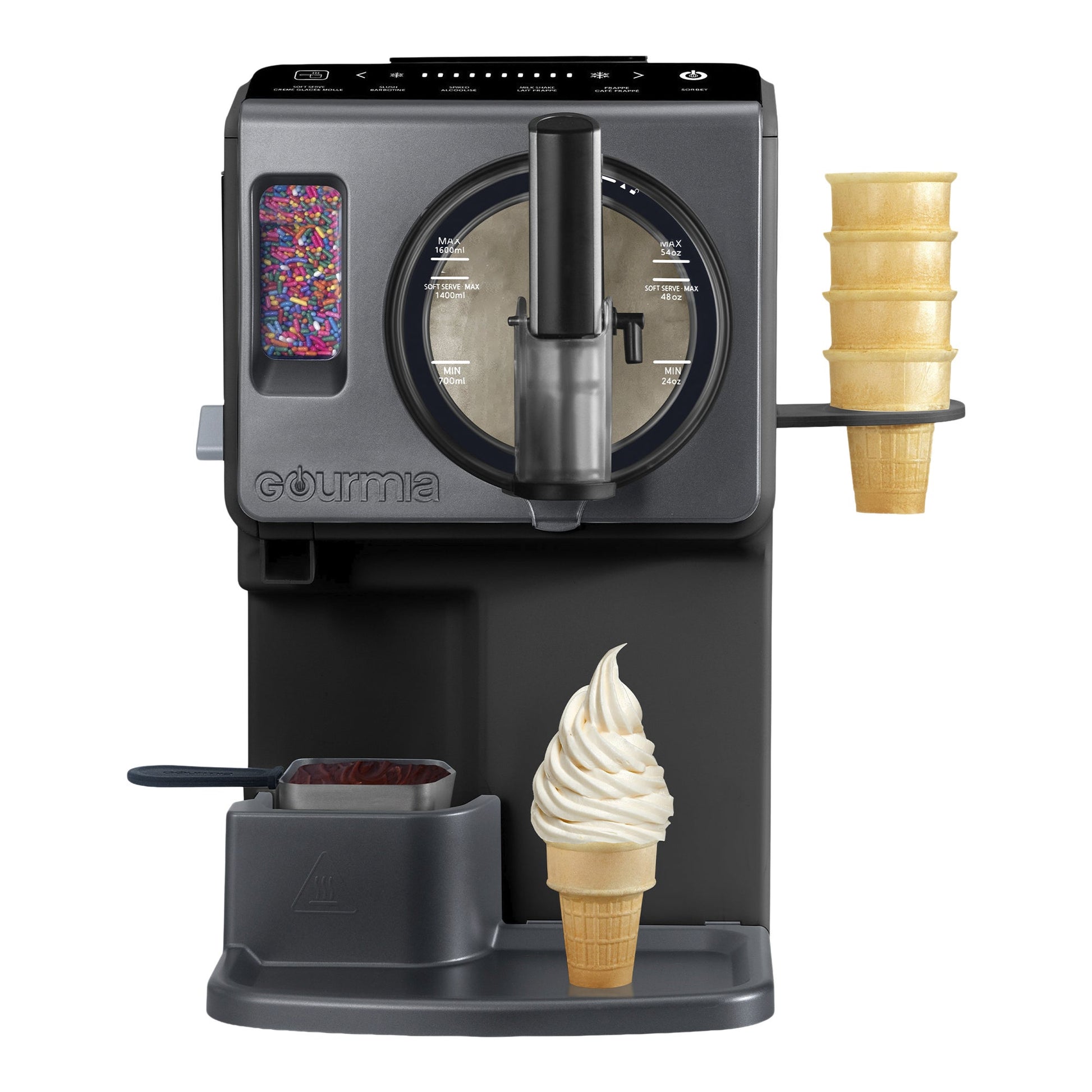 Gourmia 2 L (2.11 qt.) Automatic Soft Serve Ice Cream and Frozen Drink Maker - image 1